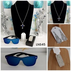Ladies Jewelry Sets With Sunglasses (LNS45)